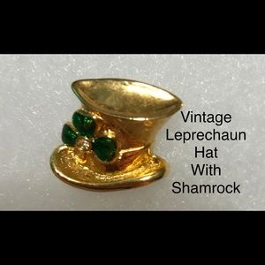 Vintage brooch/pin Avon Leprechaun Hat